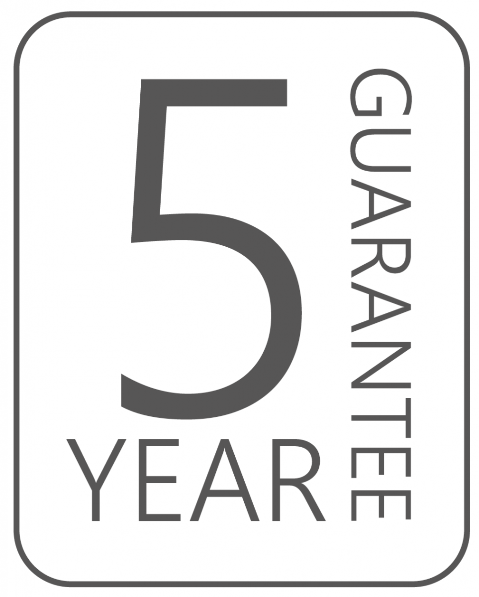 5 year guarantee