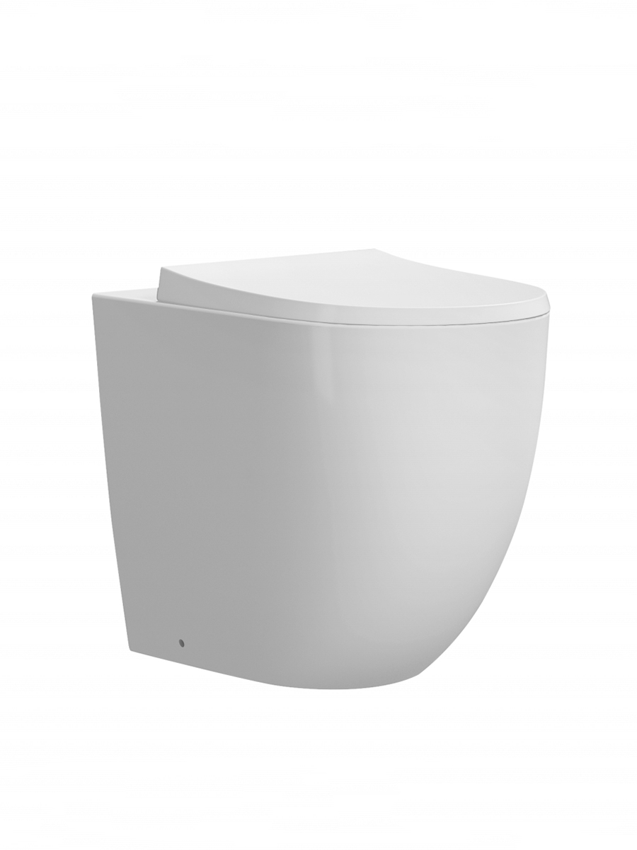 MAYA vortex comfort height back to wall WC with seat