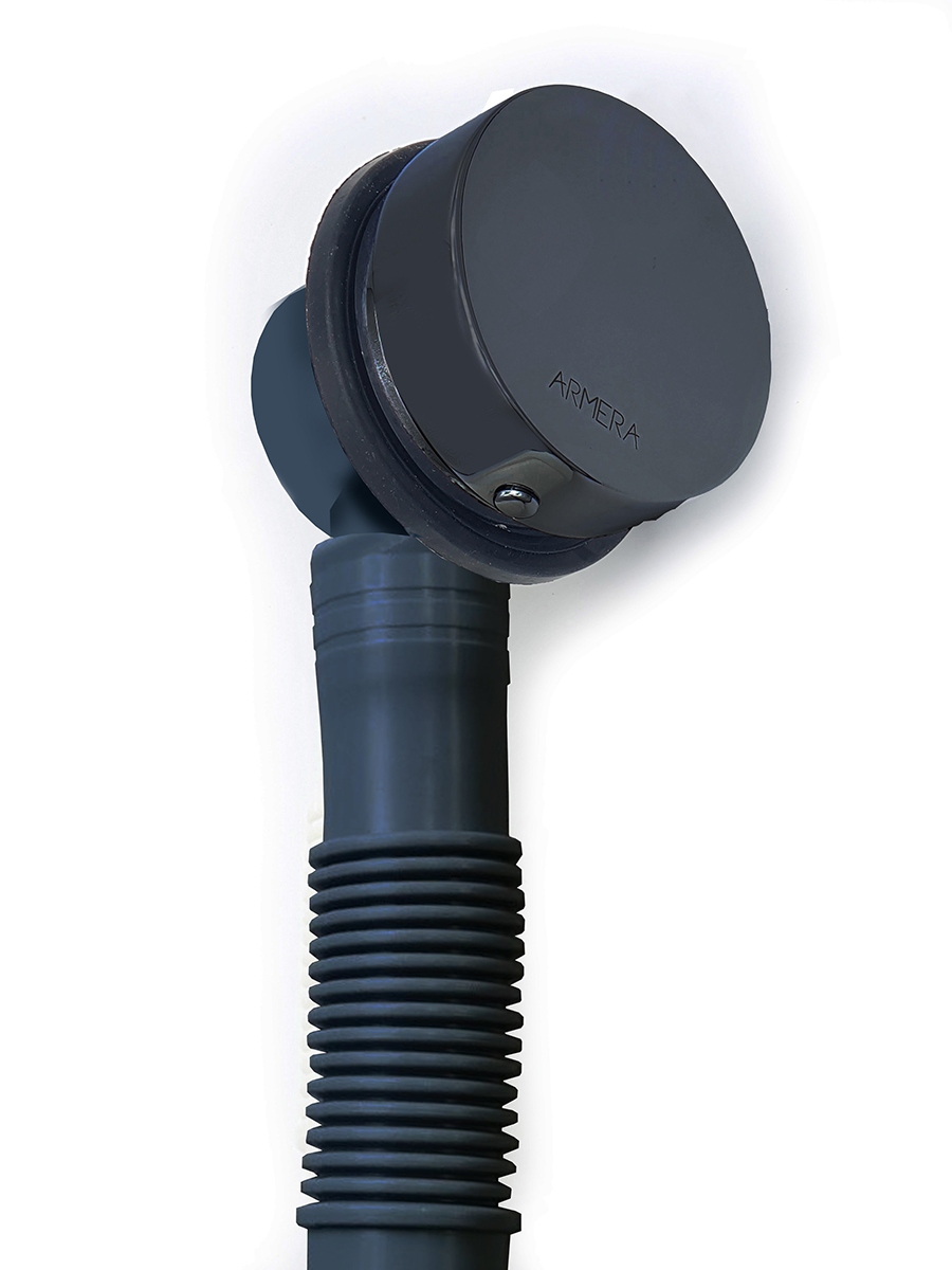 Bath waste with click clack plug
