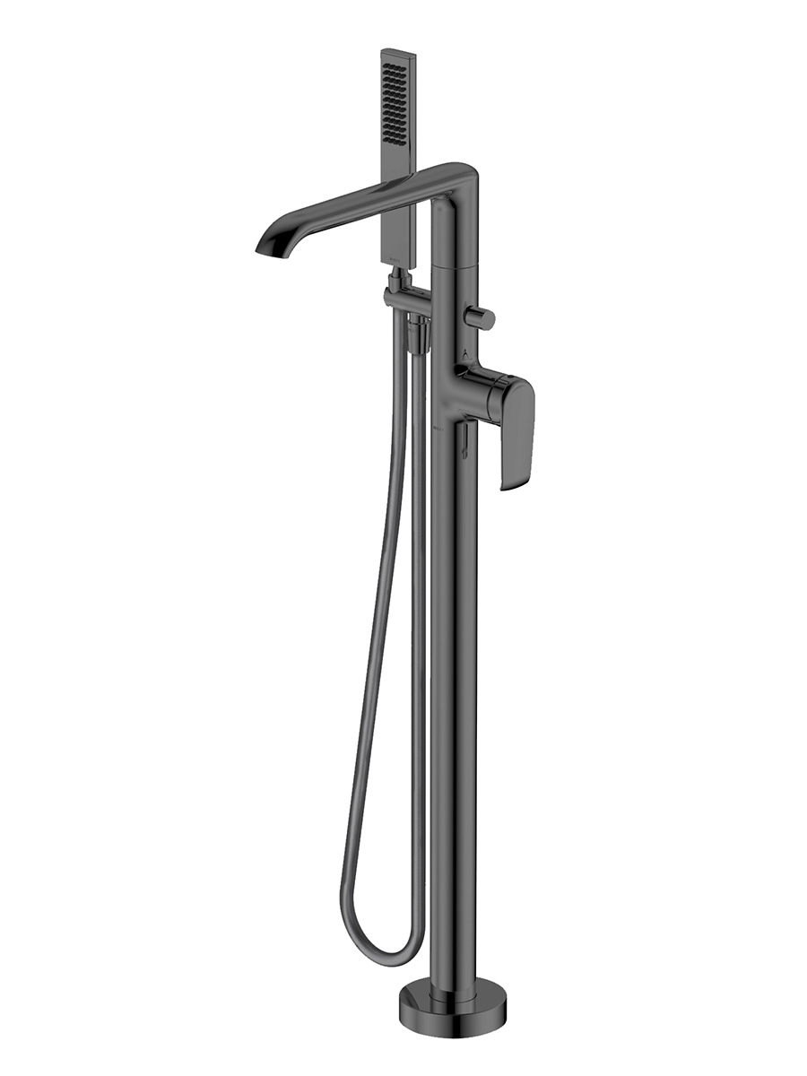 Vaere Floor standing bath shower mixer with shower kit