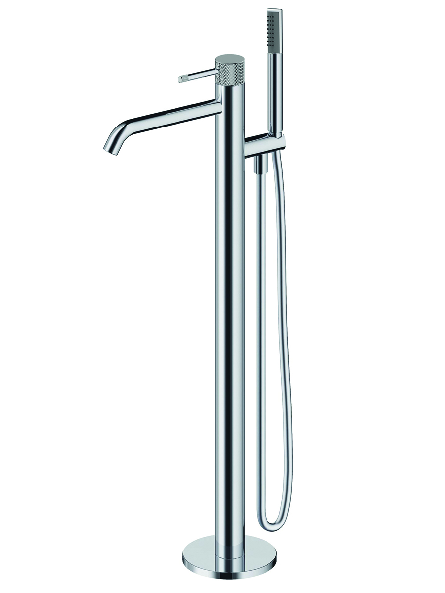 Maze floor standing bath shower mixer with shower kit