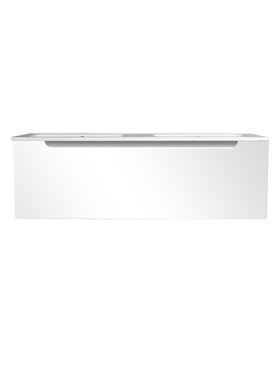 Atoll 1200mm 2 drawer wall hung unit
