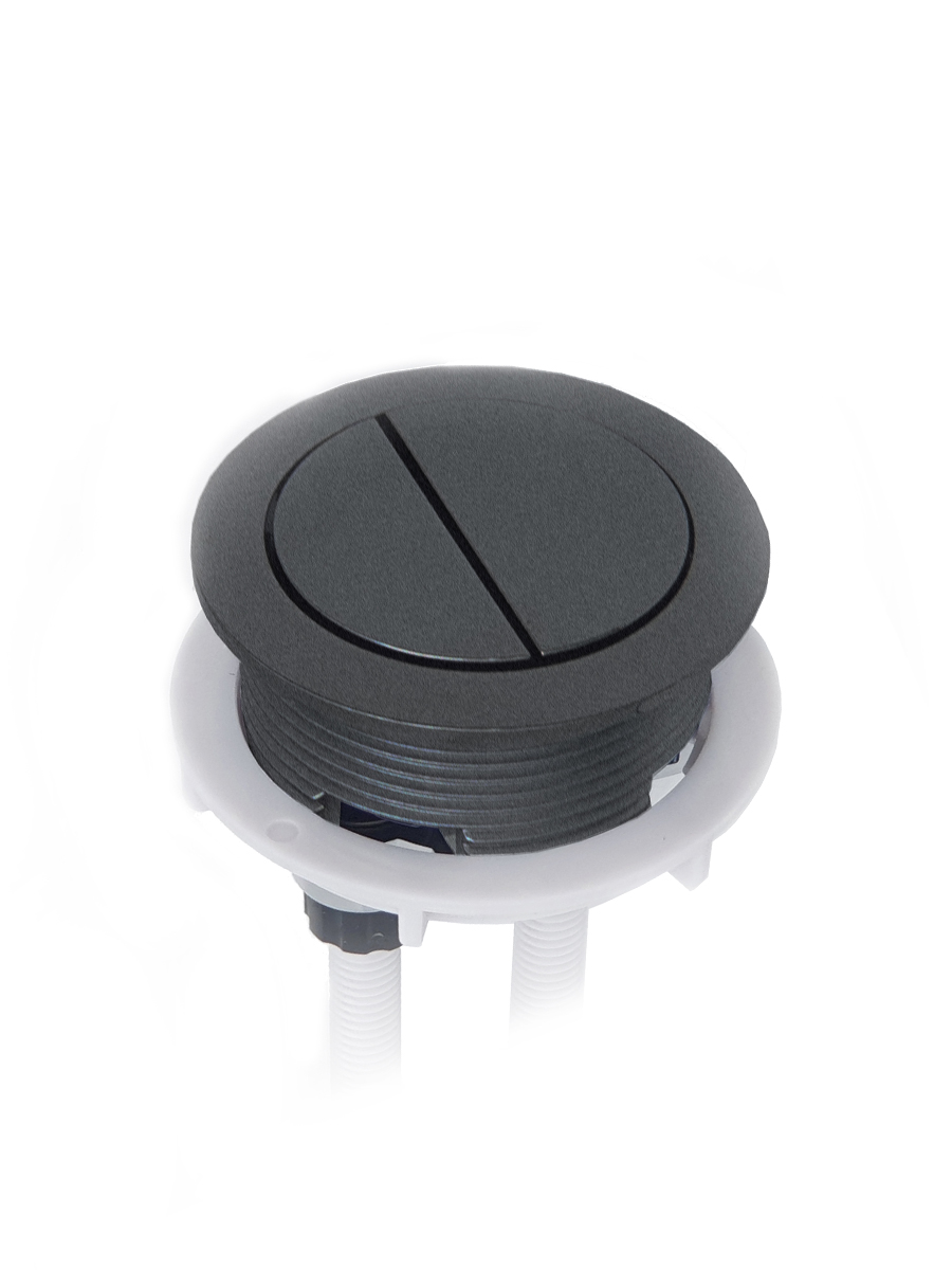 Flush button for close coupled WC