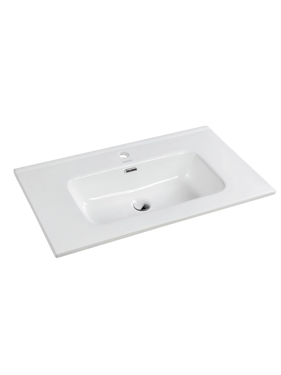 800mm cabinet basin with overflow