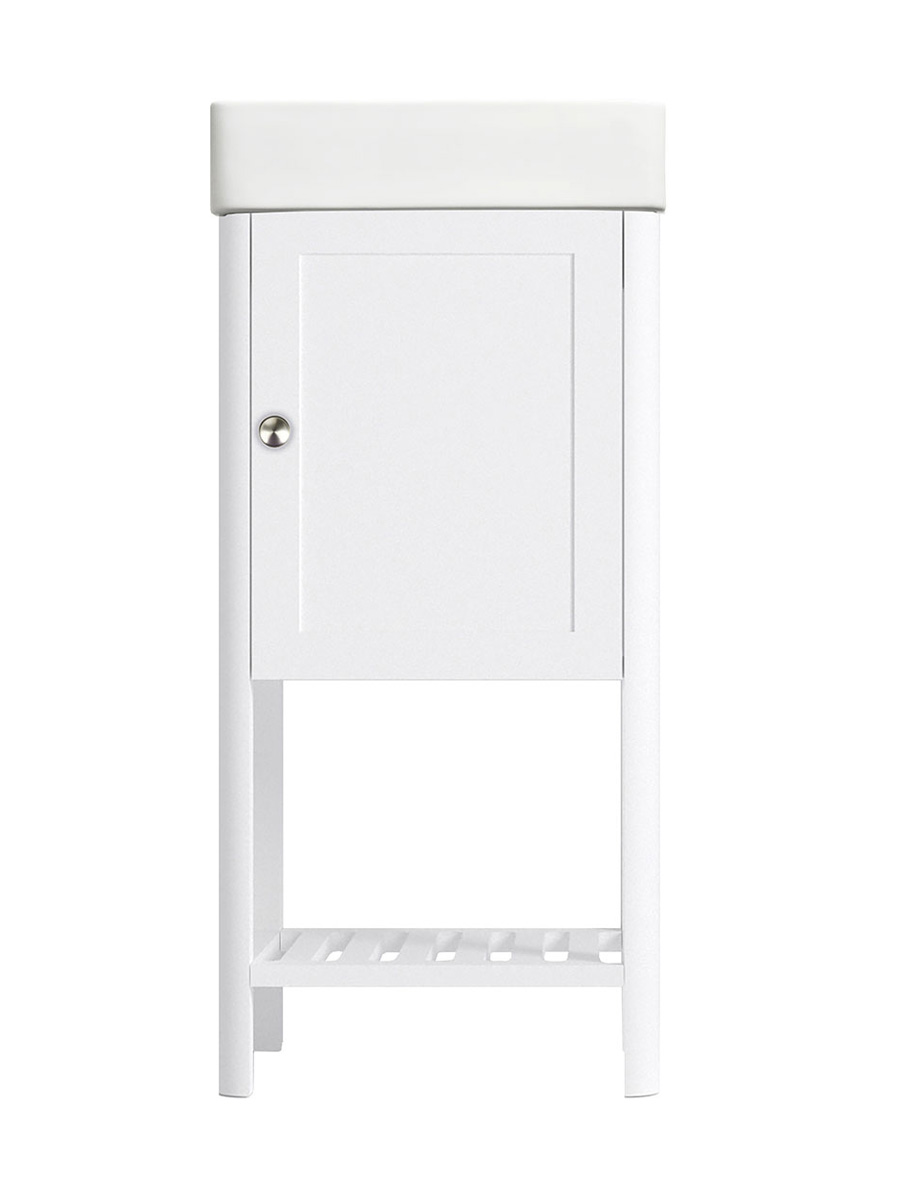 Holloway 380mm 1 door free-standing unit with under shelf