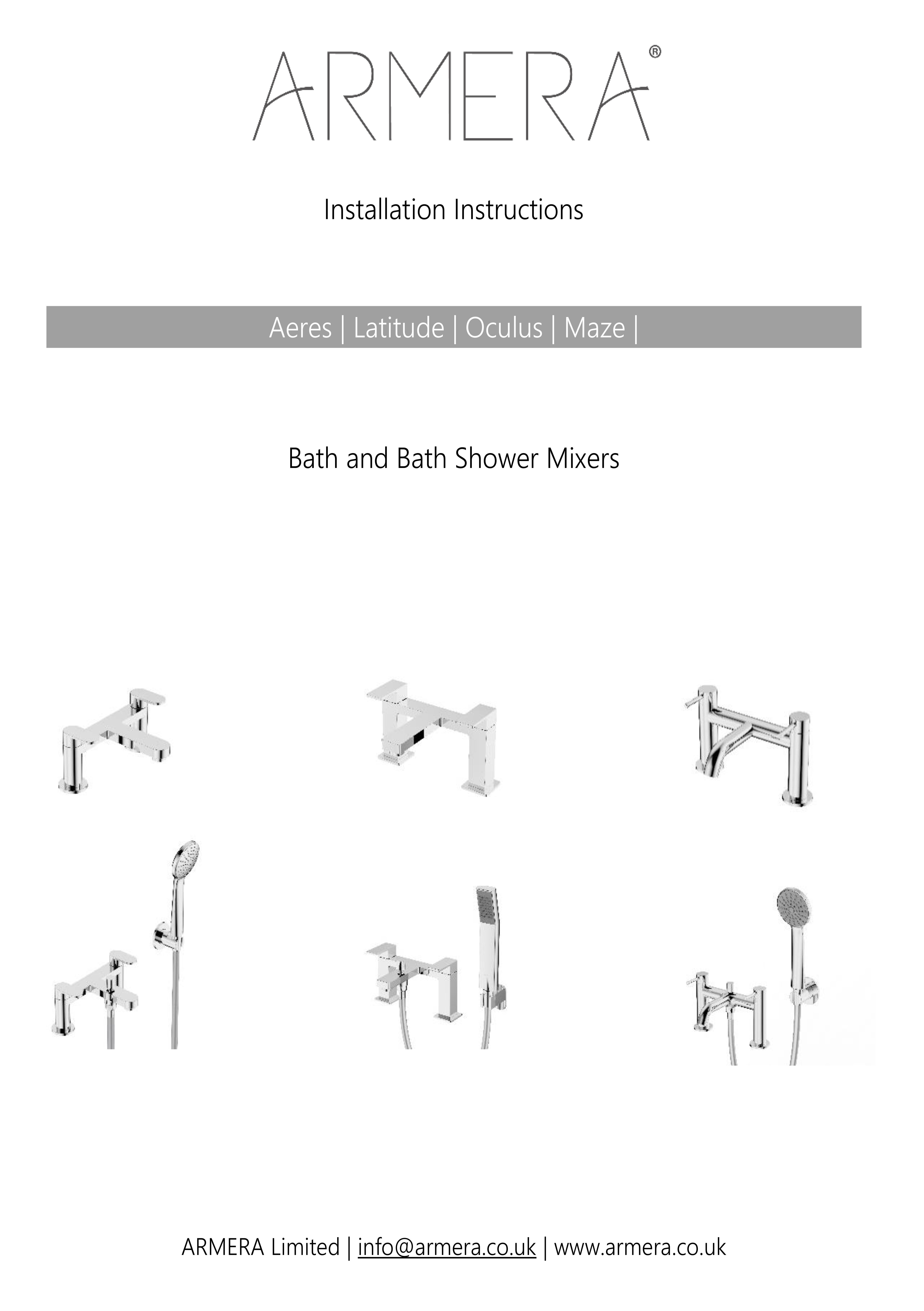 Bath and Bath Shower Mixers